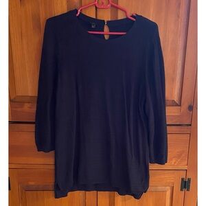 Talbots Women's Black Crew Neck Sweater